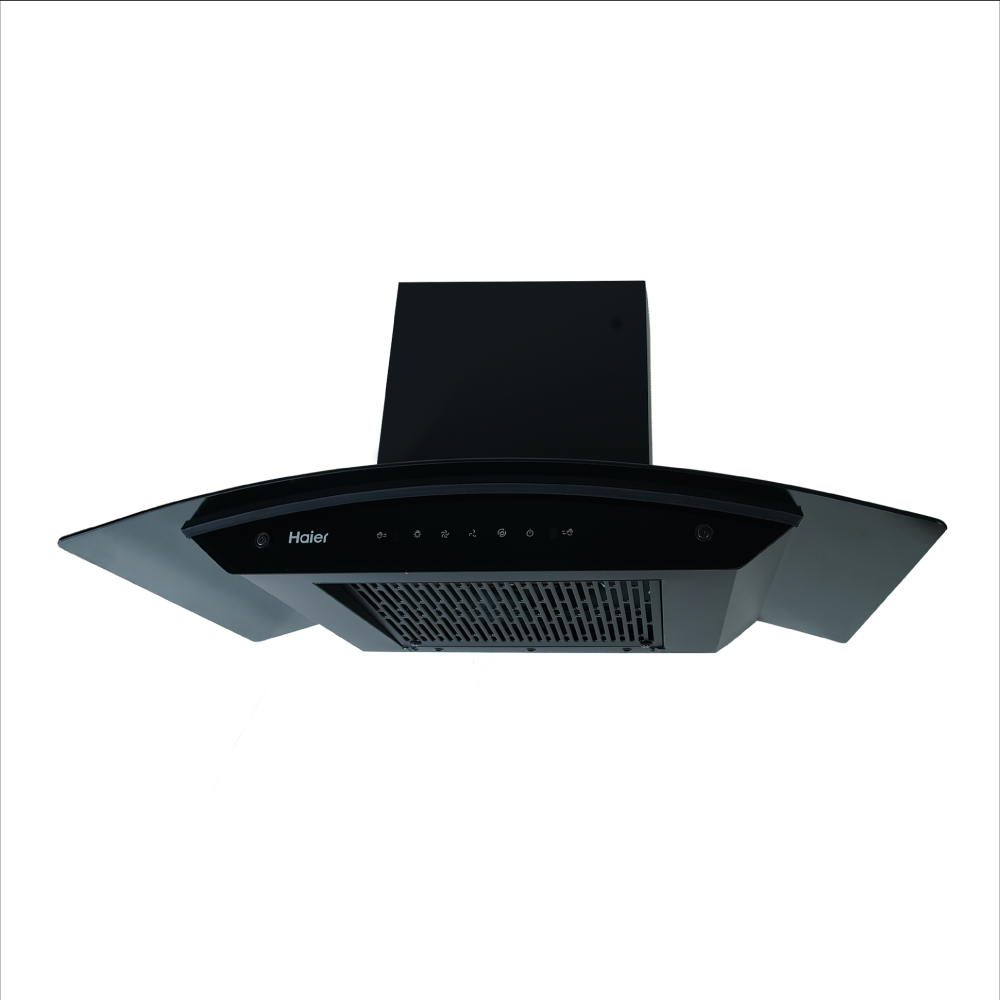 Haier BLDC Chimney with 1650 m³h Suction Power Spin Clean Filterless